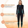 thumbnail image 2 of Charmo Seamless Thermal Underwear for Womens Long Johns Thermal Suit Stretchy Ski Base Layer Sets Cold Weather Winter, 2 of 9