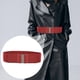 thumbnail image 2 of Cinturón de Cintura Elástico para Mujer con Ancho Generoso Material PU Hebilla de Aleación Metálica Diseño Stretch Adecuado para Bodas Citas Fiestas D Rojo 65 cm, 2 of 5