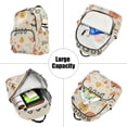 thumbnail image 5 of FORMRS Mini Backpack Purse for Women Quilted Travel Daypack Casual Shoulder Bag, Halloween Cute Pumpkins, 5 of 7