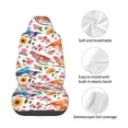 thumbnail image 5 of Balery Flowers Birds And Butterflies Pattern Car Seat Cover - Soft & Breathable Front Premium Covers with Non-Slip Protector Fits Most Automotive, Vans, SUVs, Trucks - 1 Unit, 5 of 5