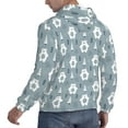 thumbnail image 6 of Fotbe Men's Hoodie with bead tree winter Pattern - Kangaroo Pocket Pullover Hooded Sweatshirt, Perfect for Daily Wear, Travel, and Home-3X-Large, 6 of 7