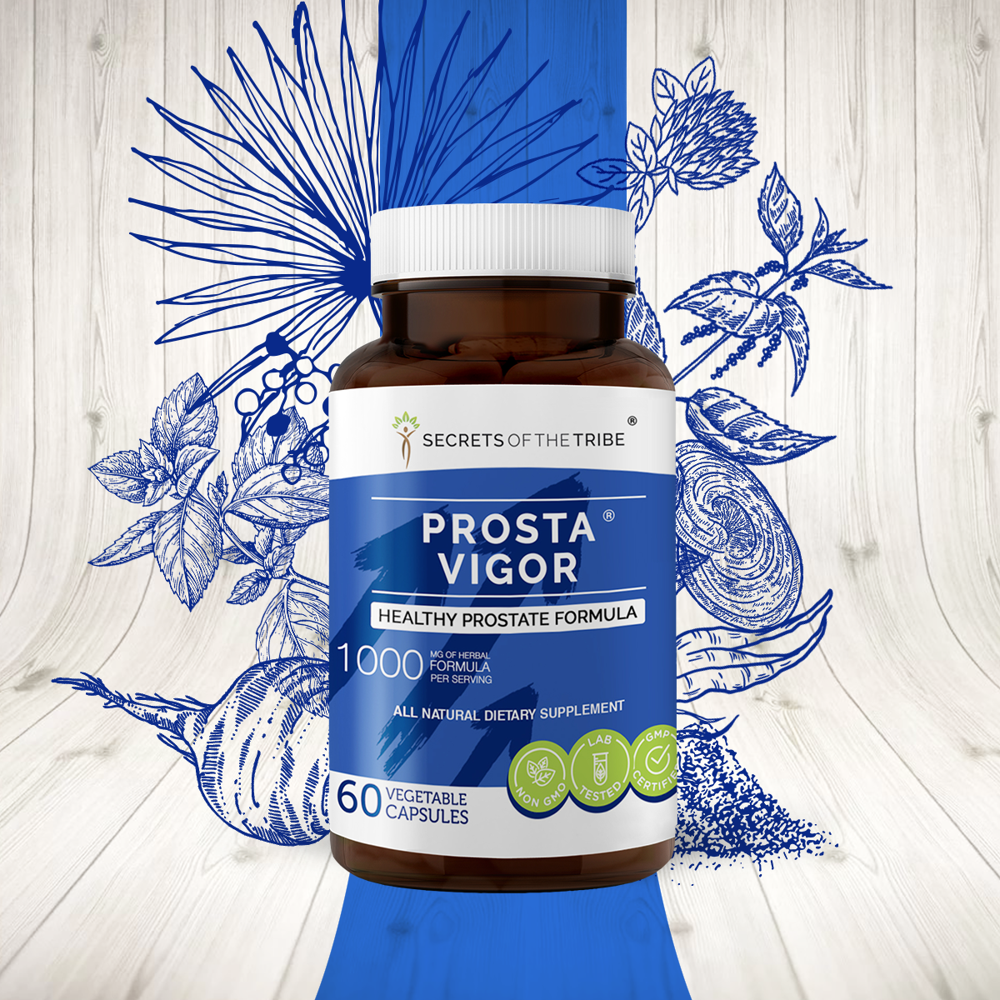 Prosta Vigor 60 Capsules, 500 mg, Pygeum, Maca, Stinging Nettle, Reishi