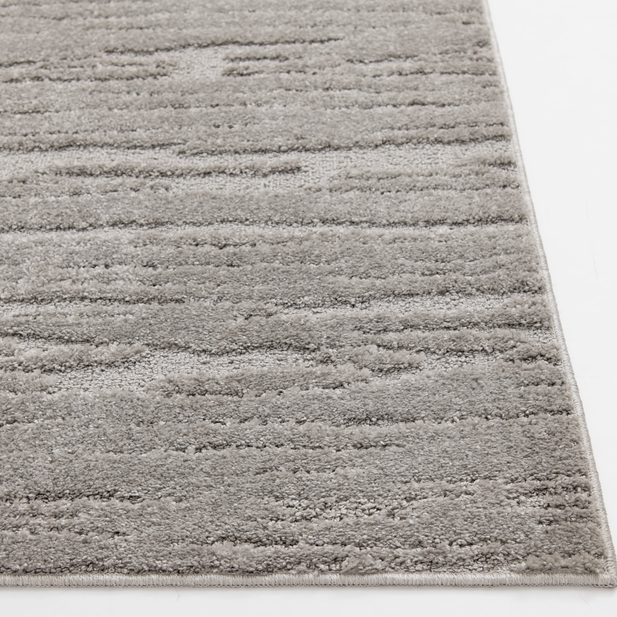 Mainstays 5x7 High-Low Gray Indoor Area Rug