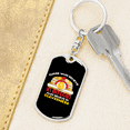 thumbnail image 6 of Cleverness Bitcoin Crypto Stainless Steel or 18k Gold Premium Swivel Dog Tag Keychain, 6 of 16