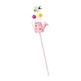 thumbnail image 3 of Flower Pot Pick, Garden Stake, Spring Outdoor Decor Cartoon Metal Plant Sticks, metal flowers sticks for Farms, Micro Landscape, Greenhouses Bonsai Pink, 3 of 10
