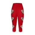 thumbnail image 4 of WILLBEST Leggins Deportivos Mujer Mujeres Casual Moda Rugby Imprimir Deportes Leggings Pantalones De Yoga Capri Leggings, 4 of 4
