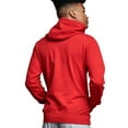 thumbnail image 2 of Russell Athletic Cotton Rich Fleece Hooded Sweatshirt, S, True Red, 2 of 3