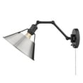 thumbnail image 5 of Golden Lighting Orwell Industrial Articulating 1-Light Edison Bulb Grey Sconce, 5 of 5