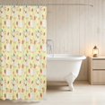 thumbnail image 3 of Erosebridal Goose Shower Curtain 72Wx78L for Girls, Yellow Party Waterproof Bath Curtain, 3 of 5