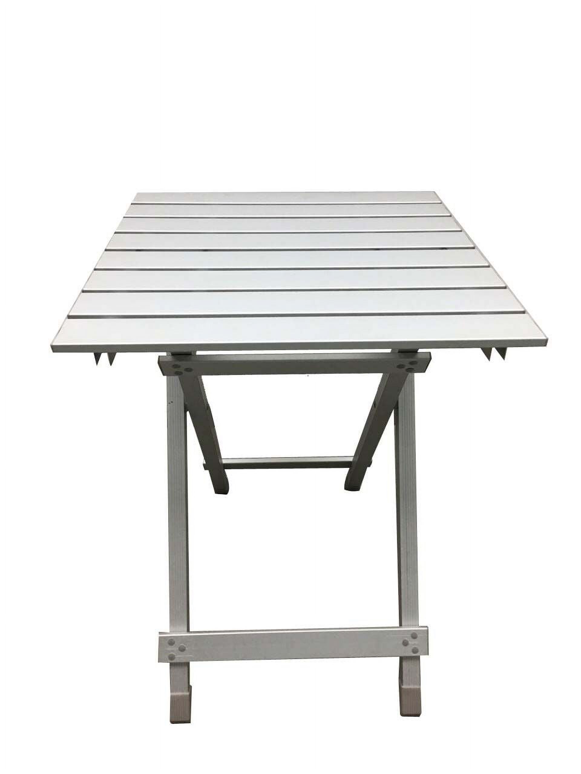 Ozark Trail Aluminum Camping Table, Silver photo 8