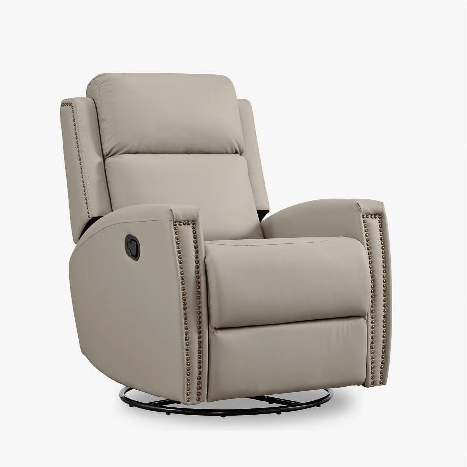 chiiページ CHITA Swivel Glider Recliner Nursery Chair Manual Push Back