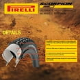 thumbnail image 3 of Pirelli Scorpion Trail M Yellow Label 60-622(29x 2.4) MTB Bicycle Tire & SmarTUBE 23/32-622 Set- Designed for Trail Riding with Varying Terrain, 60TPI - Trail Bike Tire w/Keychain, 3 of 9