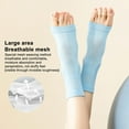 thumbnail image 5 of 2 Pairs Neuropathy Socks Breathable Men Women Pain Relief Foot Compression Sleeve Toeless Arthritis Ankle Protection Support Brace, 5 of 5