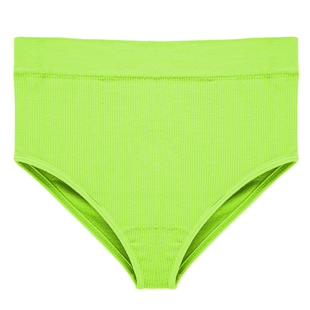 Fulorrnie Underwear for Women Plus Size Seamless Comfort Breathable Panty High Waist Elastic Stretchable Panties Light Green L