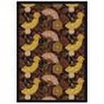 thumbnail image 2 of Pacific Rim 3'10" x 5'4" Area Rug In Color Burgundy, 2 of 2