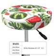 thumbnail image 4 of Bingfone14 inch Padded Round Bar Stool Cover Cushion with Elastic Fabric Round Chair Seat - Watermelons, 4 of 7