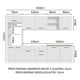 thumbnail image 3 of Cocina Integral MADESA 310cm Agata Blanco, 3 of 10