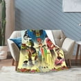 thumbnail image 6 of The Powerpuff Girls Bed Blanket Air Conditioner Quilt Ultra Soft Flannel Blanket All Season Fuzzy Blanket Reversible Fluffy Plush Blanket 80"X60", 6 of 8
