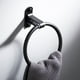 thumbnail image 3 of Toallero de aro para colgar toallas Toallero de pared confiable, 3 of 5