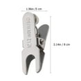thumbnail image 2 of Luxshiny 1Pack Stainless Steel Spherical Pinch Clamp for Laboratory Equipment Joint Connection 6.00x3.00x2.00cm, 2 of 8