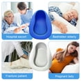 thumbnail image 3 of Inteprter Inodoro portátil de un solo para ancianos, mujeres y hombres, grueso, de gran capacidad, para heces, orinal, inodoro de emergencia Suministros de limpieza para el hogar Blanco, 3 of 6