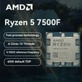 AMD Ryzen 5 7500F Ryzen 5 7000 Series Zen 4 6Core 3.7 GHz Socket