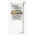 thumbnail image 4 of Printtoo White Happy Campers Caravans 12.5x18 Inches Double SidedFlagsDouble Sided CampFlagCampsiteFlagPersonalized Camping Flags, 4 of 4