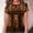 (Casual 1)Brown, variant on Tops for Women Plus Size Short Sleeve Round Neck Mexican Tee Shirts Floral Embroidered Loose Tops Ethnic Style Boho T-Shirts