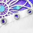 thumbnail image 5 of Erosebridal Dream Catcher Blackout Curtains,Feather Mandala Butterfly Curtains & Drapes for Women,Teal Purple Tie Dye Starry Sky Window Curtains,Boho Dreamcatcher Window Treatments, 5 of 6