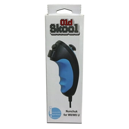 Wii Nunchuk Wii U Nunchuck Controller  Black For Nintendo Wii or Wii U Wii Nunchuk Wii U Nunchuck Controller  Black For Nintendo Wii or Wii U. Ergonomic designed fits comfortably in either left or right hand. Compatible with Nintendo Wii and Wii U. Cable Length: 3 feet.