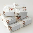 thumbnail image 7 of Watercolor Basset Hound Dog in Snow with Red Bandana Christmas Wrapping Paper, 7 of 7
