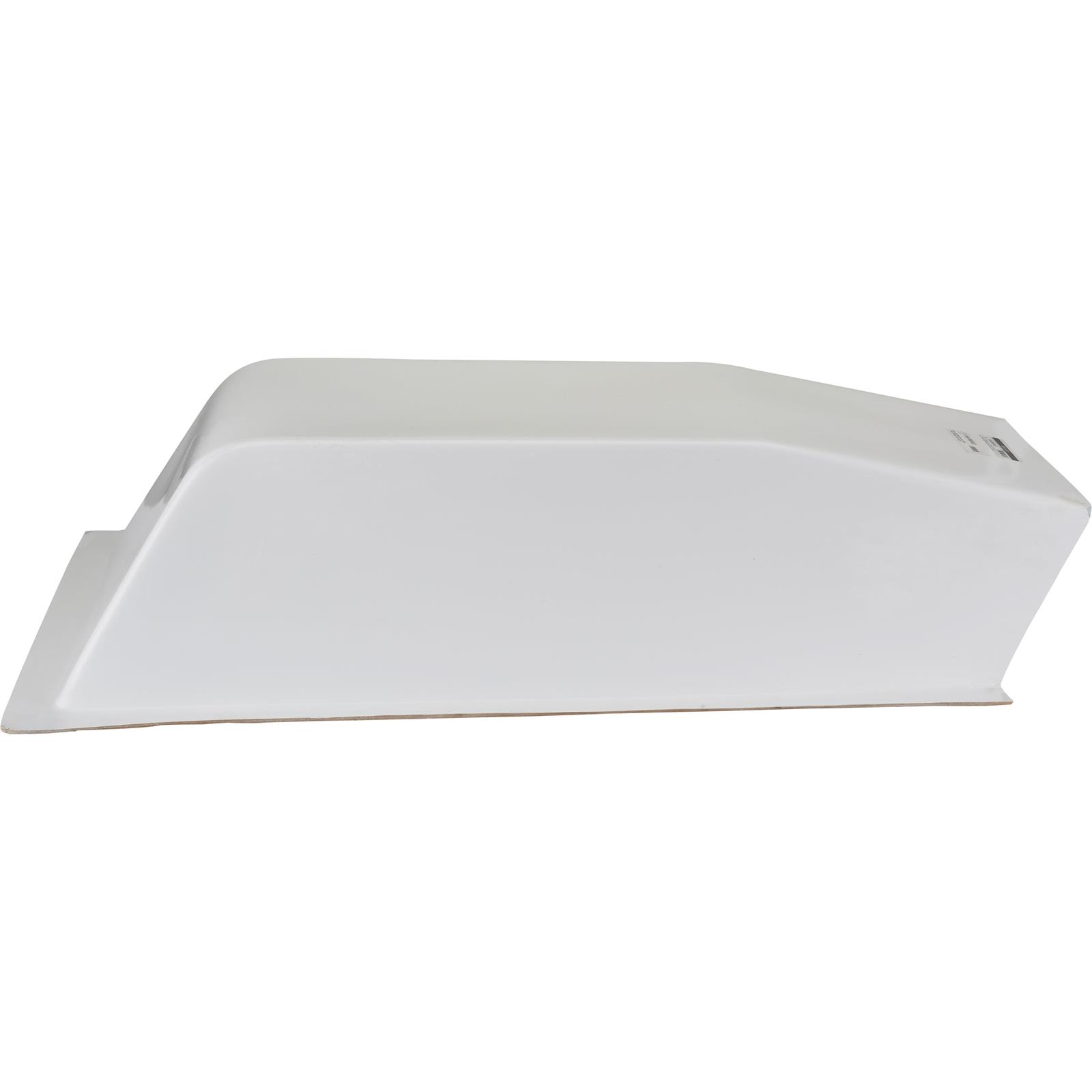 Speedway Motors GM Style Pro Stock Fiberglass Hood Scoop, 39 x 21.5 x 9 Inch Universal Drag Car Hood Air Intake Scoop, Heavy Duty Fiberglass with Gelcoat Finish, Paint Ready