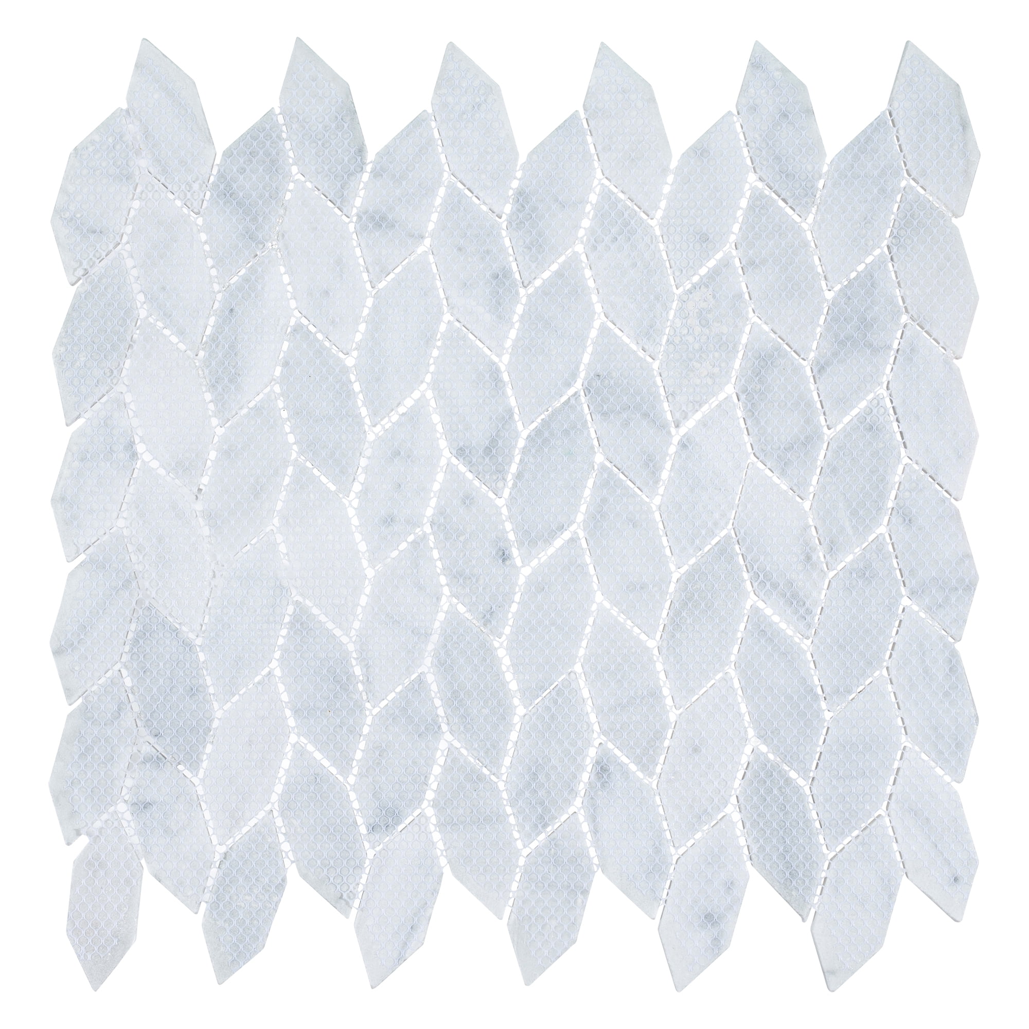 Channing Elongated Hex 1" x 2.5" Marble Honeycomb Mosaic Wall & Floor Tile