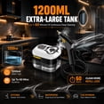 thumbnail image 5 of 2500w Handheld High-Temperature Pressurized Steam Cleaner - 4.5 Bar, 15s Fast Heat-up, 6 Adjustable Levels, Portable Steam Cleaner with Brush & 1200ml Tank for Home Kitchen, Bathroom & Car, 5 of 8