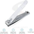 thumbnail image 4 of Premium Stainless Steel Nail Clippers, Nail Clipper Set with Sharp Nail File, Stainless Steel Nail Clippers, 4 of 5