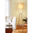 thumbnail image 4 of Papel Pintado Beige Y Dorado Para Despegar Y Pegar, Papel De Contacto Hexagonal A Rayas Doradas, Papel De Pared Autoadhesivo Extraíble, Vinilo Geométrico Impermeable Para Decoración De Cajones, Estant, 4 of 5
