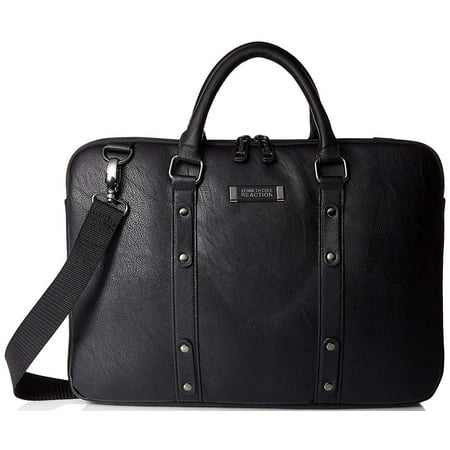 - Kenneth Cole Reaction 023572486768 539075OM Slim Double Gusset Case for 16-inch Laptops - Black
