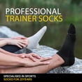 thumbnail image 4 of PULIOU Men's Athletic Ankle Socks, 10-Pairs, Breathable Socks for Running & Training, Size M (6.5-8.5), White, 4 of 7