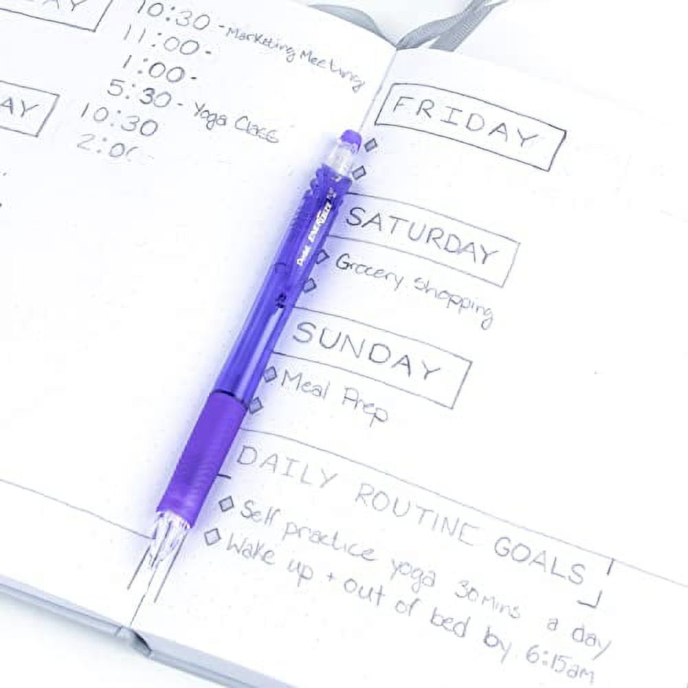 Pentel EnerGize X Mechanical Pencil 0 7mm Violet Barrel Box of 12 PL107V