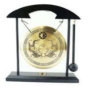 Almanac Animals Zen Gong Yin Yang Bell Display Desk Tabletop Decor Gift Feng Shui Resonator Dragon