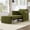 Green, variant on MODERNLUXE 5-Position Adjustable Backrest Convertible Sleeper Sofa,31.5" Pull Out Sofa Bed,Side Pockets and a Storage Basket,Fold Out Chair Bed,Chenille Gray