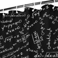 thumbnail image 3 of Math Equations Algebra Black Pattern Shower Curtain 36"x72" ,Bathroom Decorative Shower Curtains Set with 12 Hooks,Modern Waterproof Washable Shower Curtain, 3 of 6