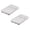 A 2PCS, variant on YWIYIUD 1PC Silicone Silverware Drawer Organizer, NonSlip Utensil Holder for Kitchen, Silverware Holder Utensil Organizer Cutlery Organizer Tray Plastic Flatware Kitchen Utensil Storage 10x12inch