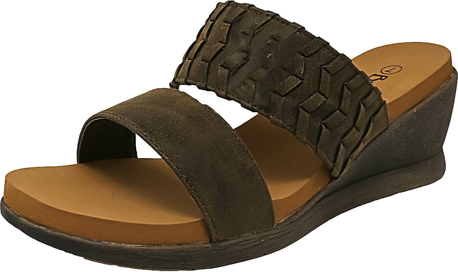 Bearpaw - Women's Misty Slip-On Wedge Sandal - Walmart.com - Walmart.com