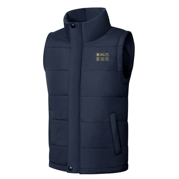 Womens Heated Jacket Puffer Coat New Upgraded Heated Vest For Men Women Heating Vest Heated Jacket Winter Heating Vest Plus Size For Hunting Hiking