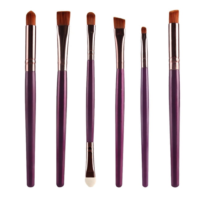 6 Unids / set Maquillaje de Brochas para Ojos Delineador de Ojos de Ojos Cepillo Mezclador de s de Ojos