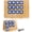 23.6" x 15.8" Foldable Blocking Board, variant on Crochet Blocking Board Magnetic Splicing 16 x 16 Inches - Large Size Granny Square Blocking Board Mats for Knitting & Crochet Projects with Stainless Steel Pegs, Gifts for Mom, Grandmothers