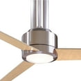 thumbnail image 2 of Minka Aire F531-L-BN Flyte 56 in. Indoor Ceiling Fan - Brushed Nickel, 2 of 3
