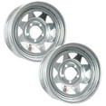 thumbnail image 2 of eCustomrim 2-Pack Boat Trailer Rims Wheels 14" 14X6 5 Lug Hole Bolt Galvanized Spoke, 2 of 4