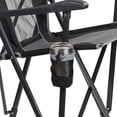 thumbnail image 5 of GCI Outdoor Eazy Chair Folding Quad Camping Chair with Carry Bag, Black, 5 of 7